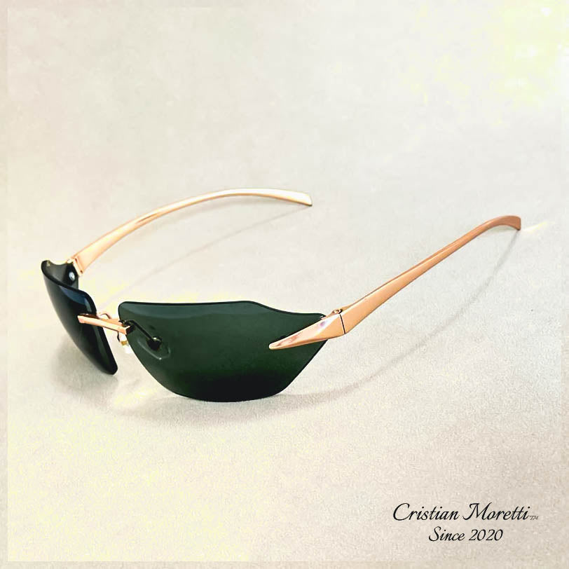 Carlo™ Rimless Polarized Sunglasses by Cristian Moretti™