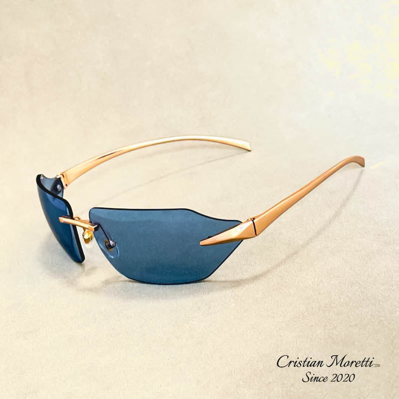 Carlo™ Rimless Polarized Sunglasses by Cristian Moretti™