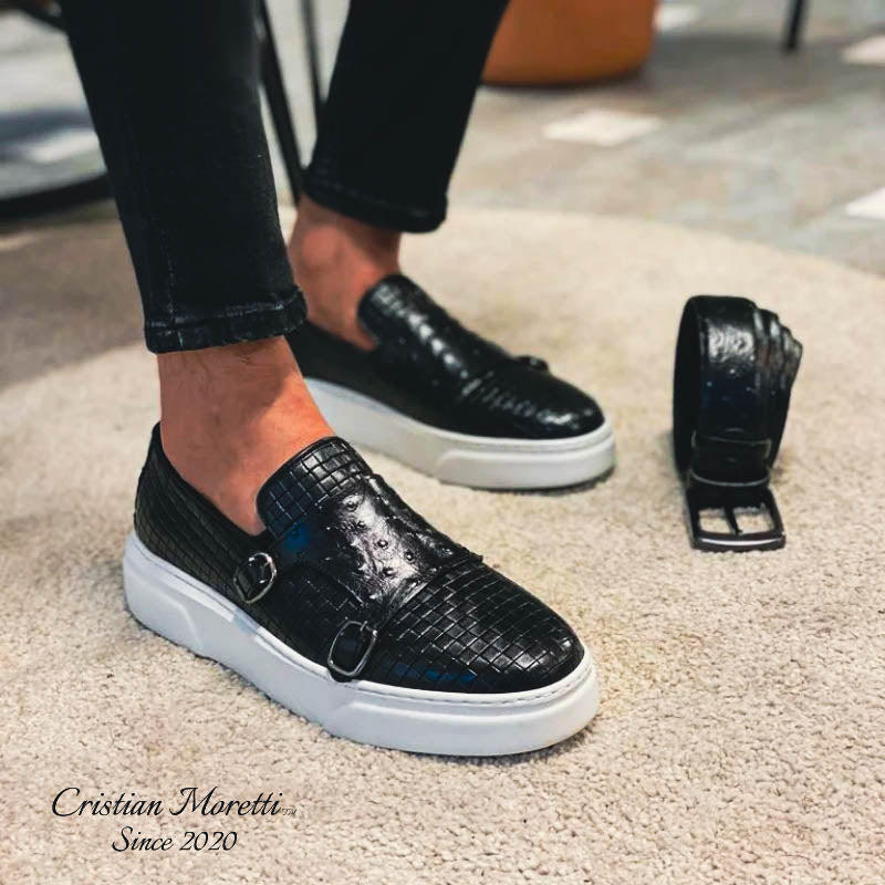 Fabio De Luca™ Premium Double Buckle Sneakers