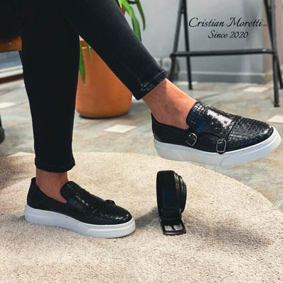 Fabio De Luca™ Premium Double Buckle Sneakers
