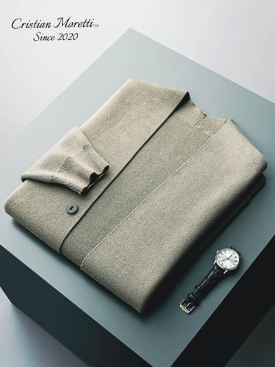 Enrico Marino™ 100% Pure Wool Cardigan