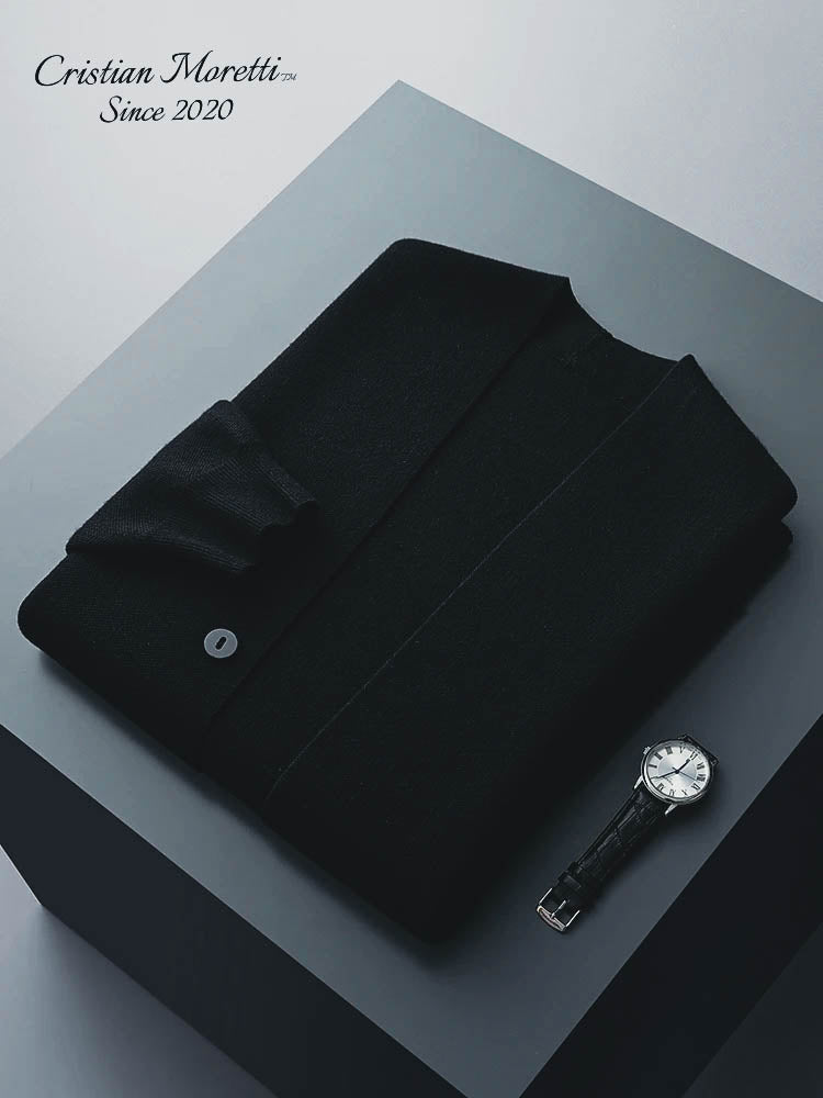 Enrico Marino™ 100% Pure Wool Cardigan