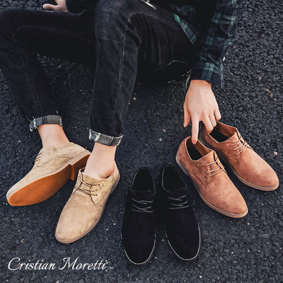 Brooklyn™ Genuine Suede Leather Oxfords