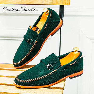 Angelo™ Genuine Suede Leather Loafers