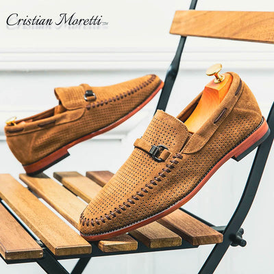 Angelo™ Genuine Suede Leather Loafers