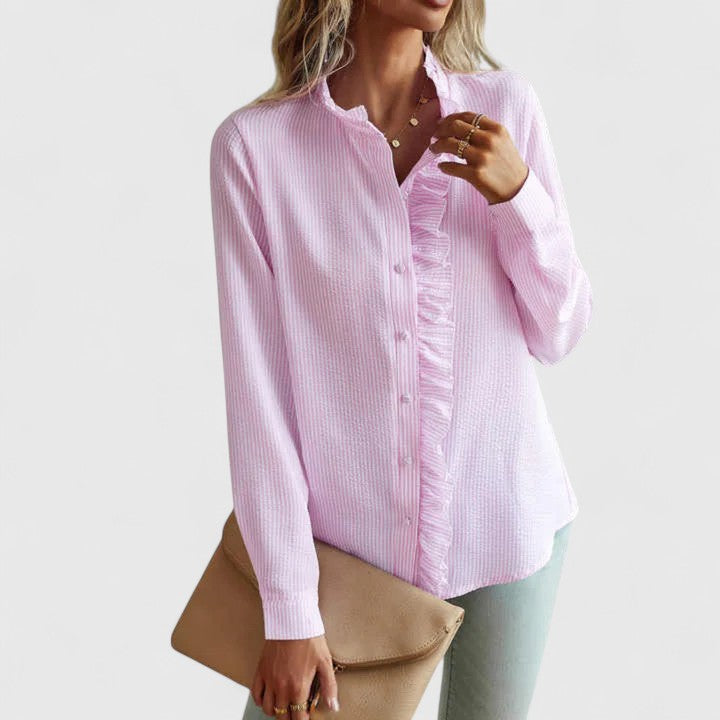 Nadia | Sophisticated Long Sleeve Blouse