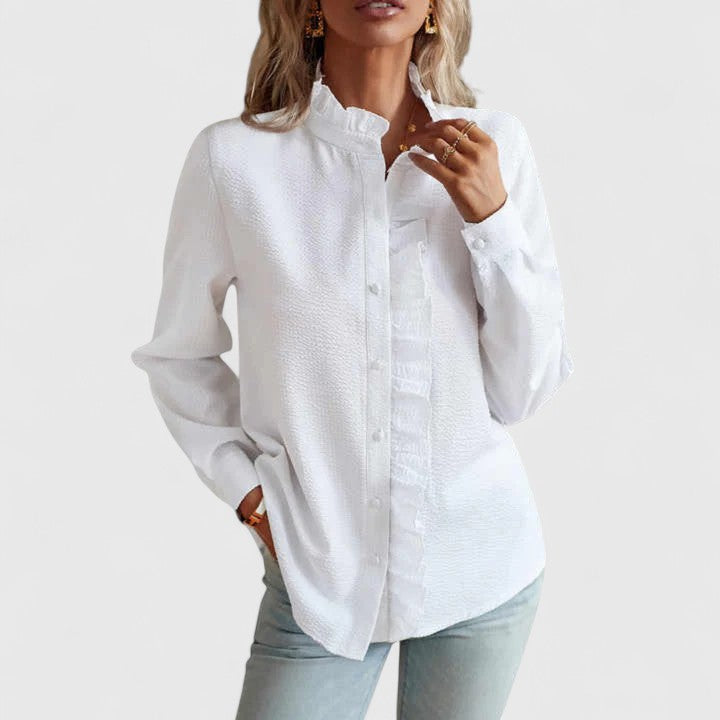 Nadia | Sophisticated Long Sleeve Blouse