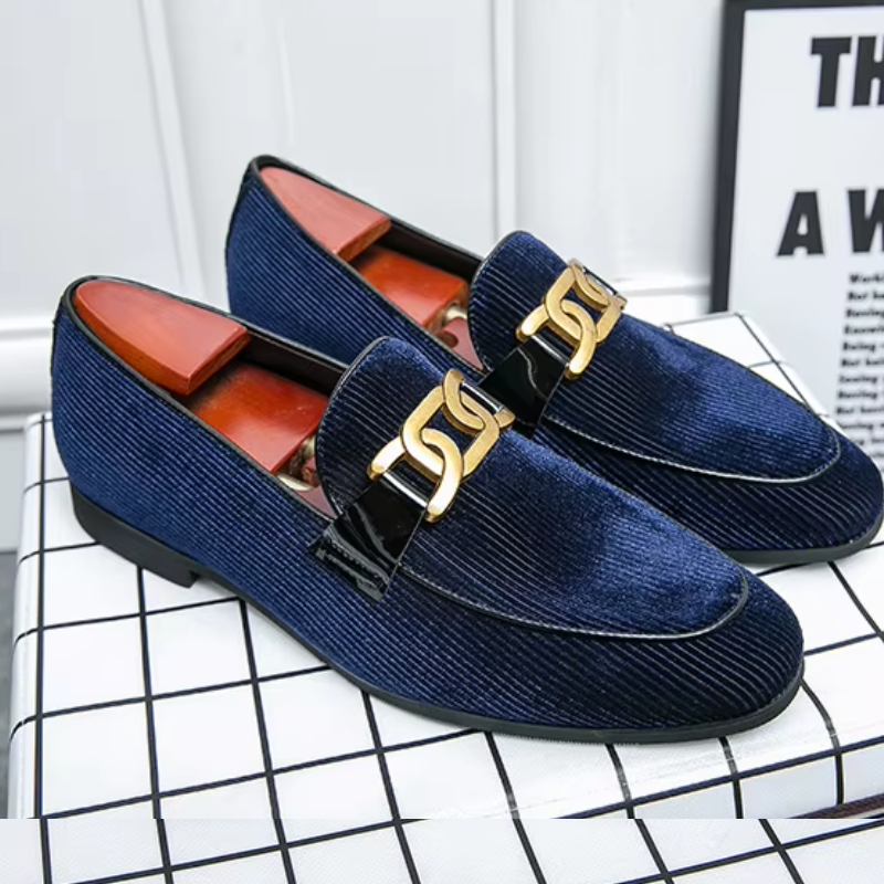 Étienne Leclerc Leather Vavlet Loafers