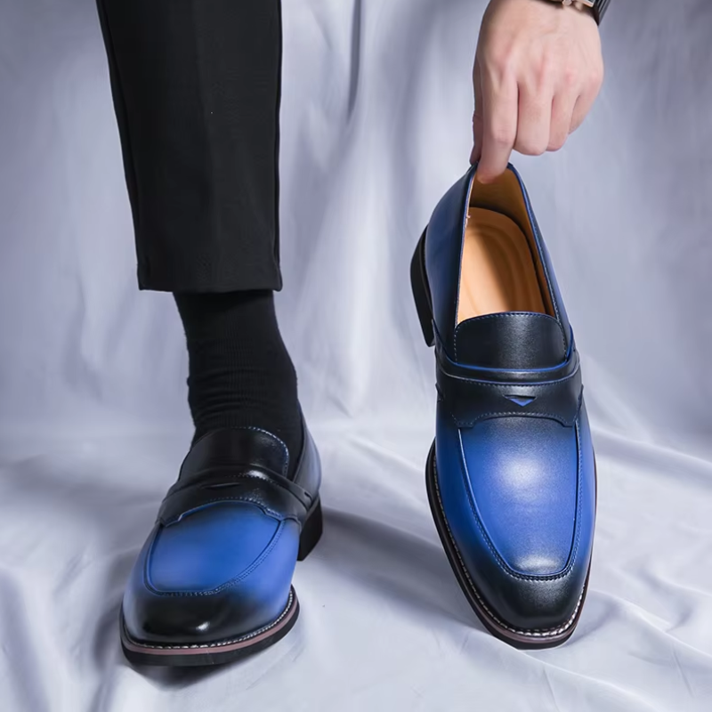 Christophe Beauregard Penny Leather Loafers