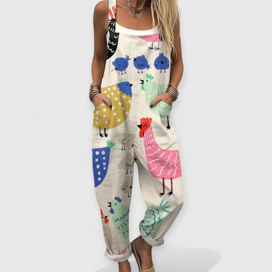 Freya - Elegant Vintage Jumpsuit