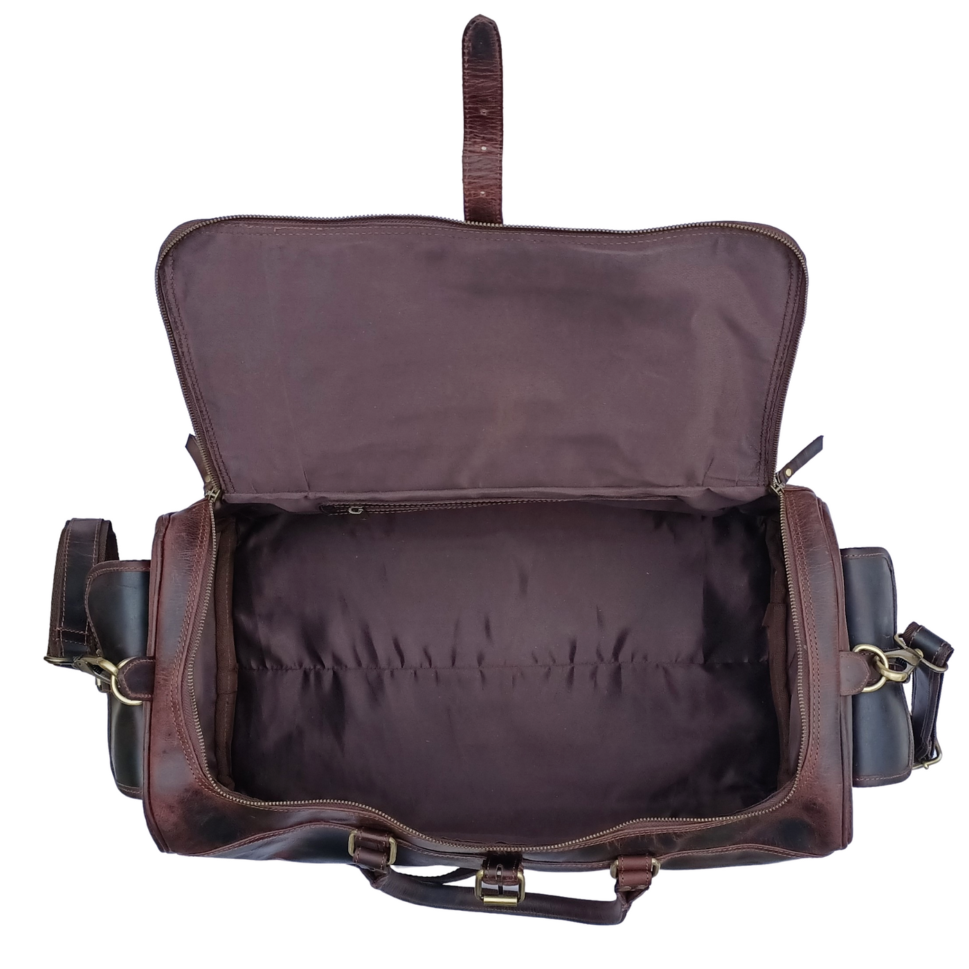 Hard Wax Leather Travel Bag