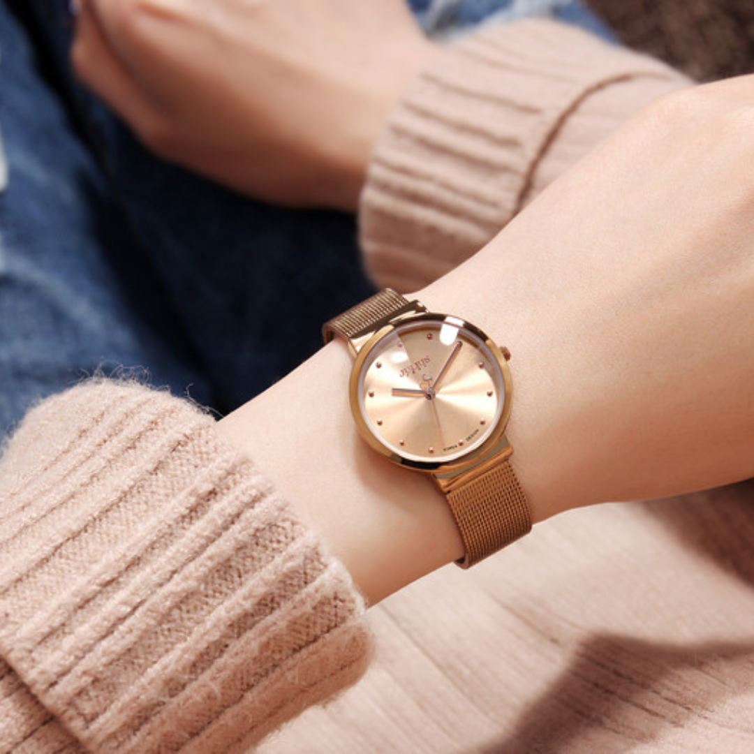 Ultra-Thin Mesh Quartz Watch