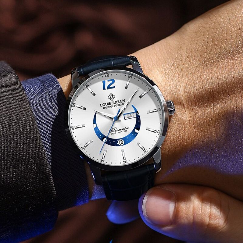Harry Melbourne® - Elegant Luminous Moon Phase Watch