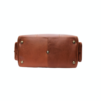 Tan Leather Weekend Bag