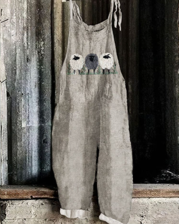 Beatrice | Elegant Sheep Design Jumpsuit