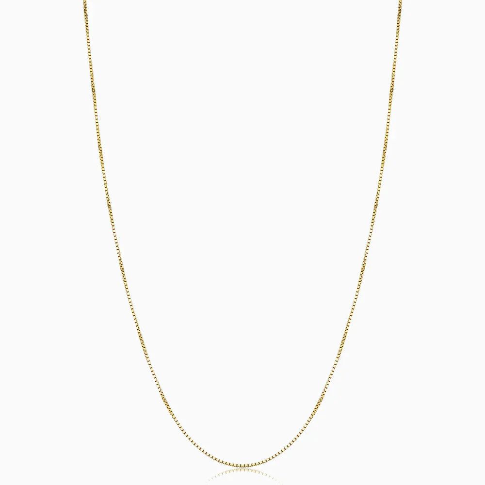 Bodega Box Necklace - Gold 18k