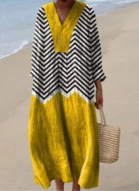 Daphne™ | Retro Pattern Shift Dress