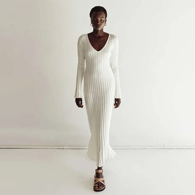 Nola – Knitted Maxi Dress