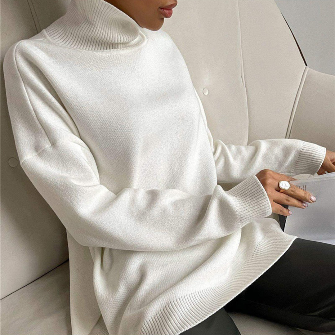 Avencea - Stylish Side Split Sweater