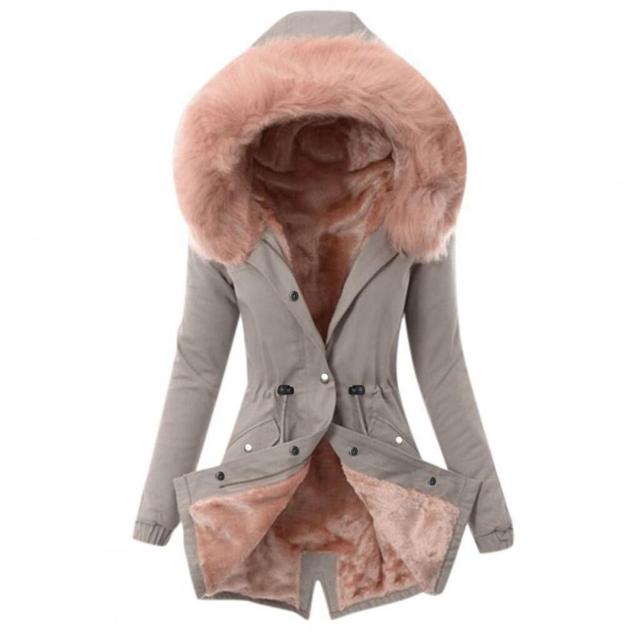 Avencea | Hooded Coat with Fur Lining