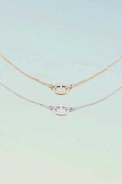 Isla Marina Necklace | White Gold 18k