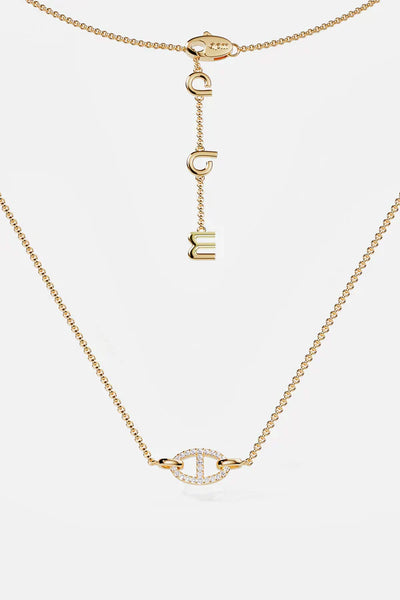 Isla Marina Necklace | White Gold