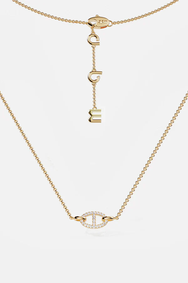 Isla Marina Necklace | White Gold 18k