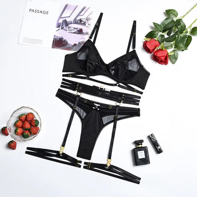 Avery™ - 3 Piece French Lingerie Set
