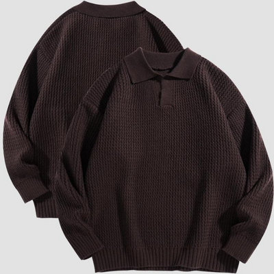 Murcia Waffle Knit Collared Shirt