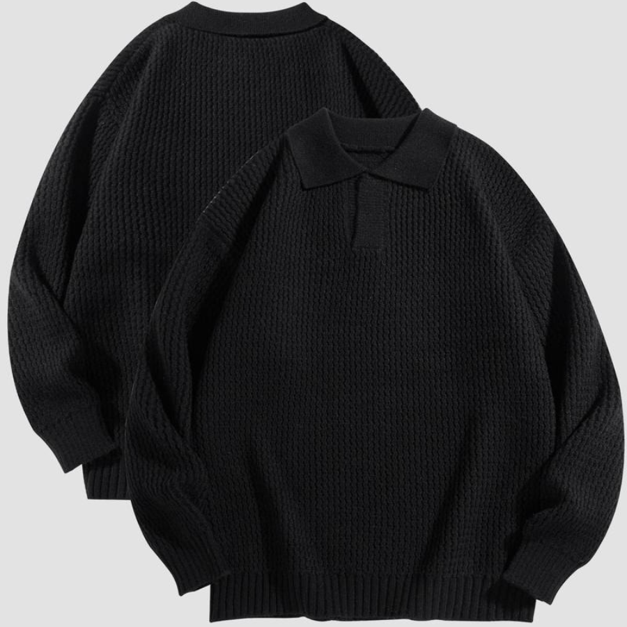 Murcia Waffle Knit Collared Shirt