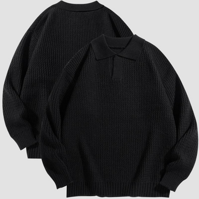 Murcia Waffle Knit Collared Shirt