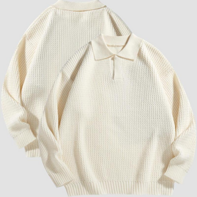 Murcia Waffle Knit Collared Shirt