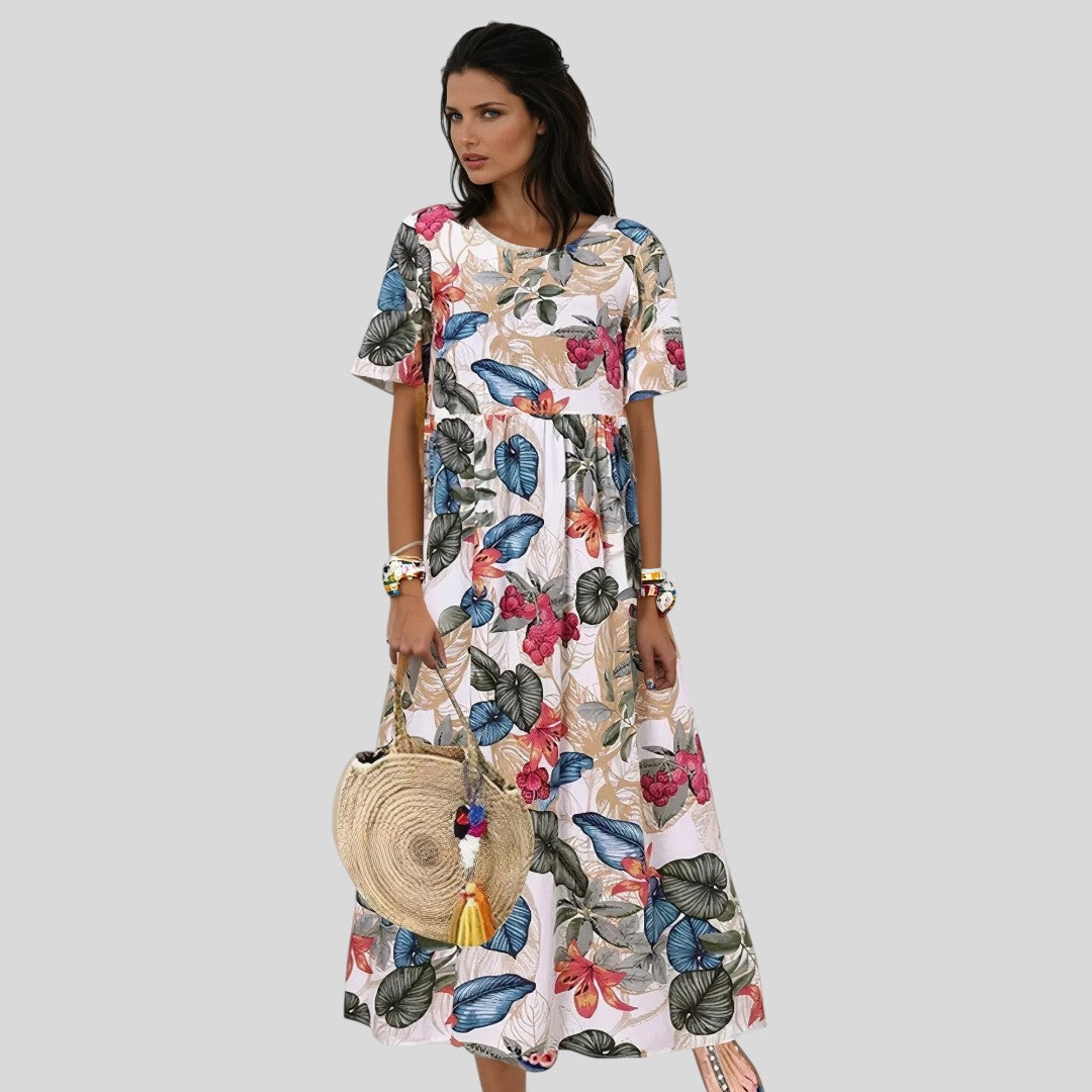 Kiri | Graceful Summer Bloom Dress