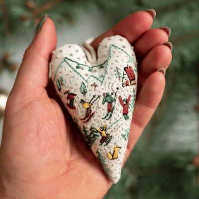 JoyHeart™ Santa Embroidery Kit — Create Heartfelt Holiday Magic with Your Own Hands