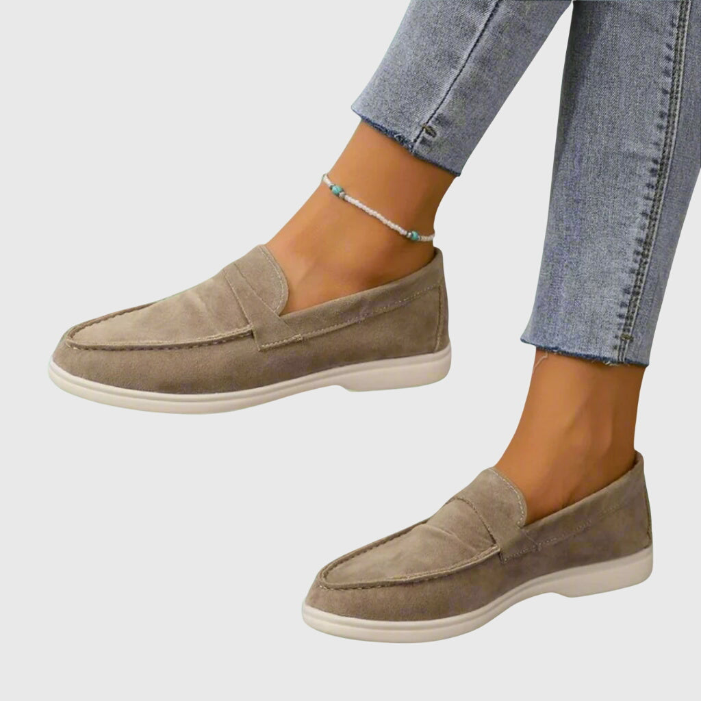 Molly | Elegant Suede Loafers