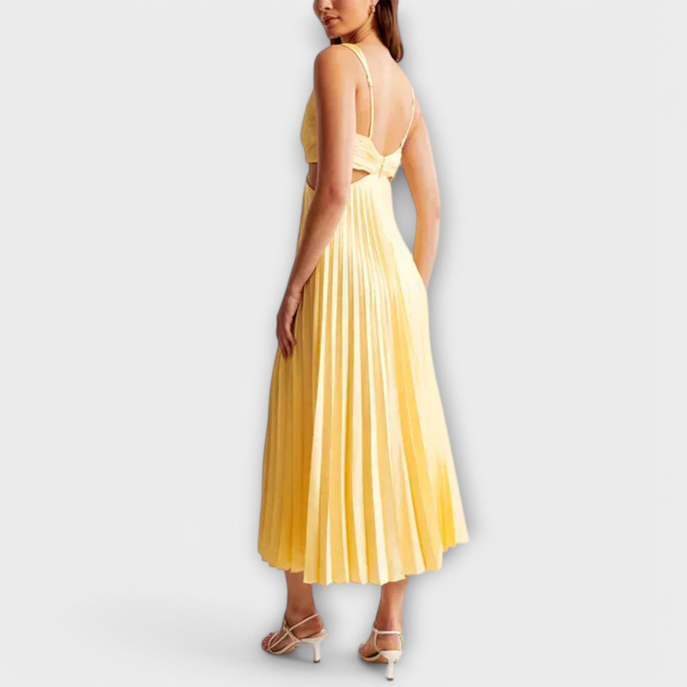 Helena | Pleated Evening Midi