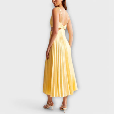 Helena | Pleated Evening Midi