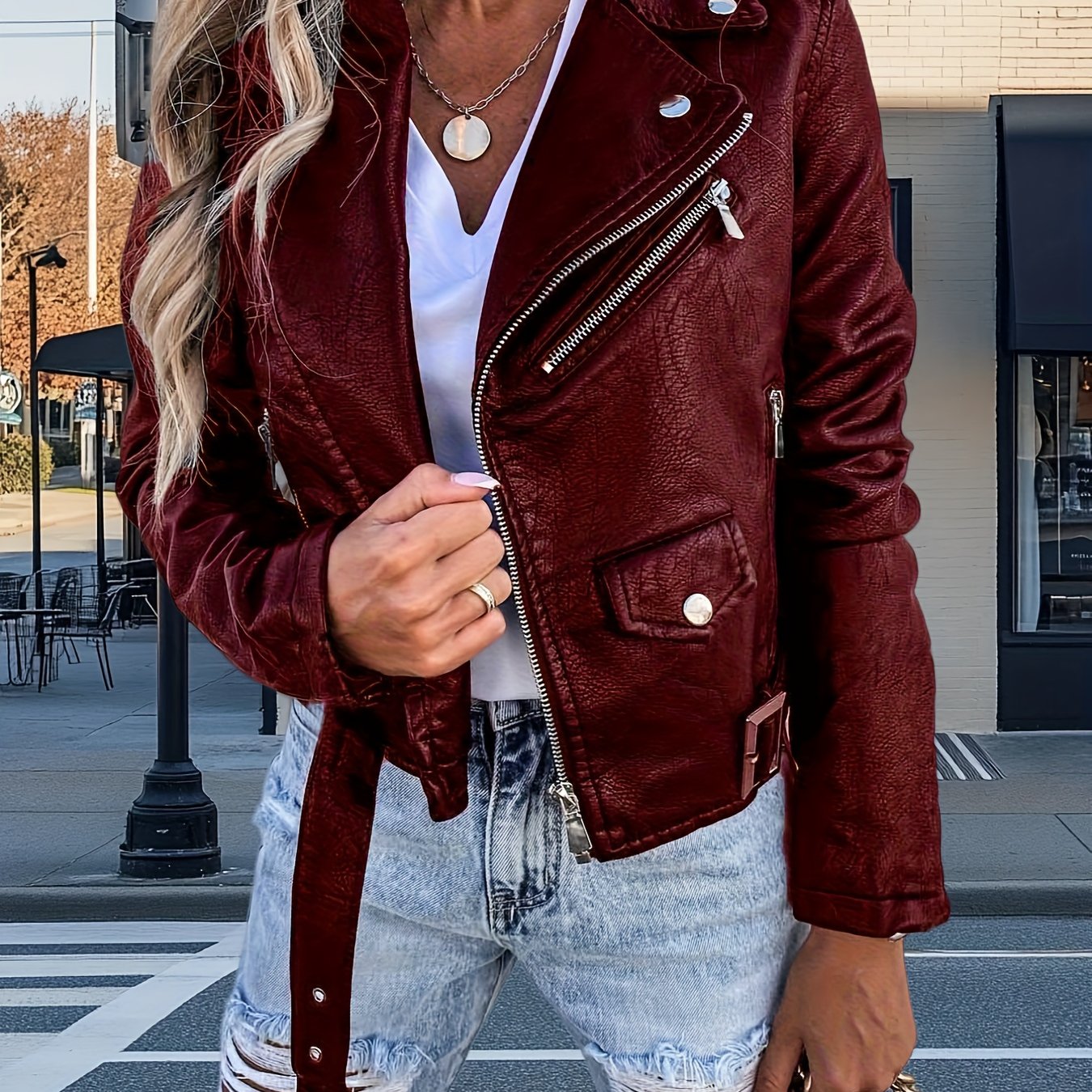 Jenny | Classic Leather Jacket