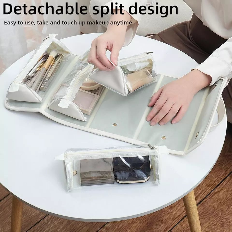 VivaLuxe™ 4-in-1 Cosmetic Bag — Seamless Style and Effortless Organization Wherever You Go