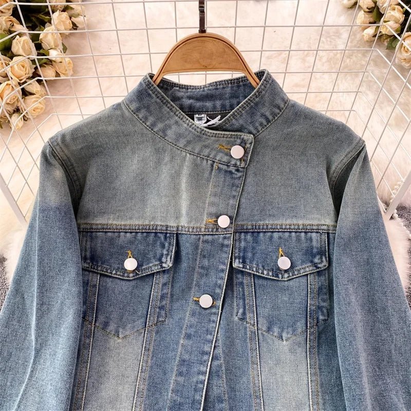 Adeline Modern Twist Denim Jacket