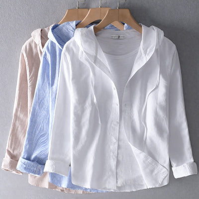 Adeline Sunrise Dream Linen Shirt