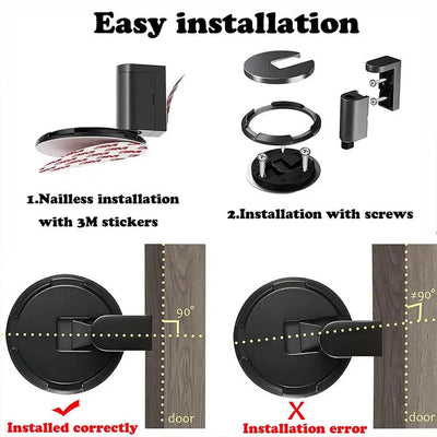 SteadyHold™ — Instantly Secure Every Door with Unshakable Ease