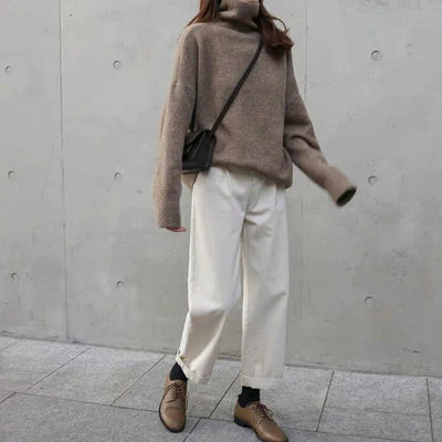 Julia | Soft High-Neck Knit Sweater