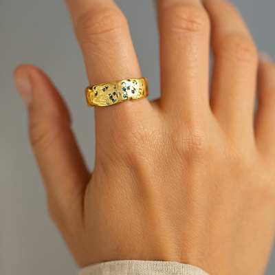 Radiance - Blue Stone Ring