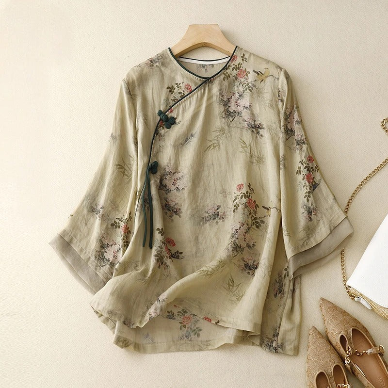MELLY LINEN BLOUSE