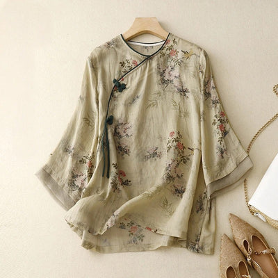 MELLY LINEN BLOUSE
