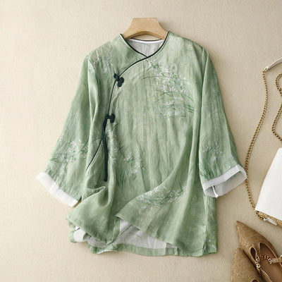 MELLY LINEN BLOUSE