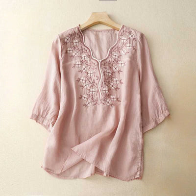 CHARLOTTE LINEN BLOUSE
