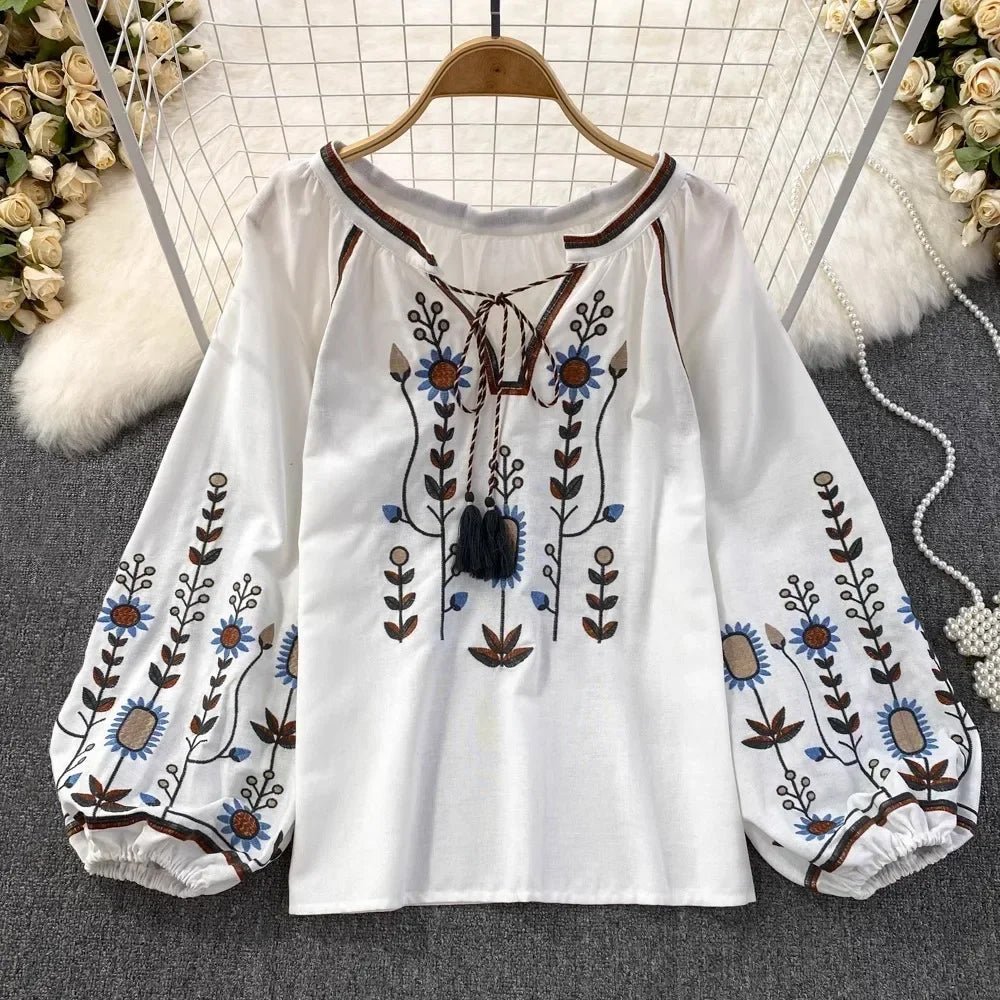 Amelie Fleur Boho Chic Blouse