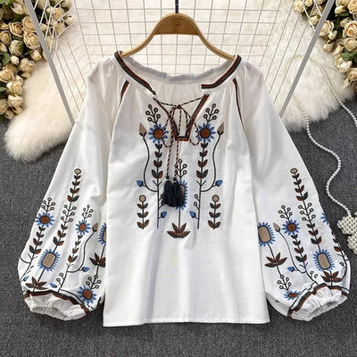 Amelie Fleur Boho Chic Blouse